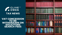 VAT concession to be withdrawn on solicitors search fees