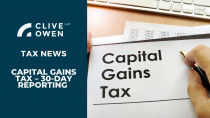 Capital gains tax – 30 day reporting