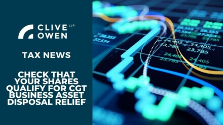 Check that your shares qualify for CGT business asset disposal relief