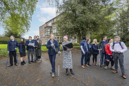 Clive Owen staff to scale the heights in aid of charity