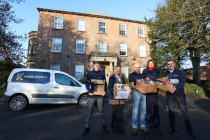 Darlington accountants dish up donations for food bank
